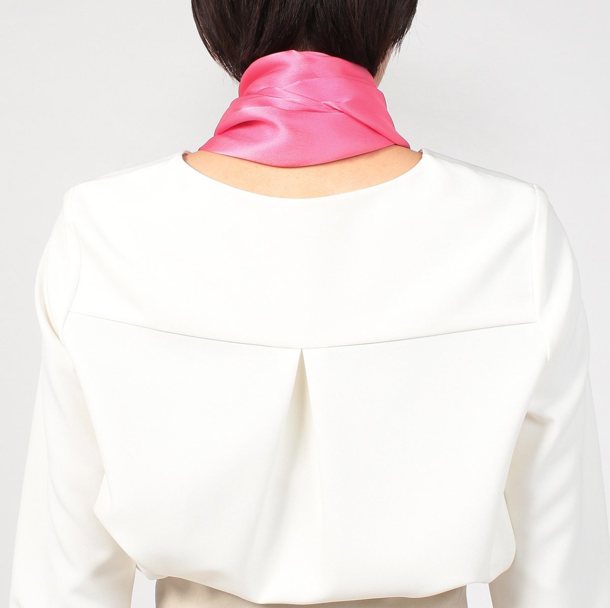 画像5: 【送料無料】 ピンク色シルクストール (5)